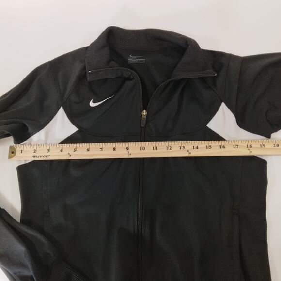 Nike full zip light black and white jacket size Medium - Picture 9 of 10